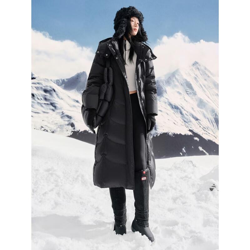 

JOOZE Anna Kournikova Elegant Hooded Duck Down Jacket for Women XL