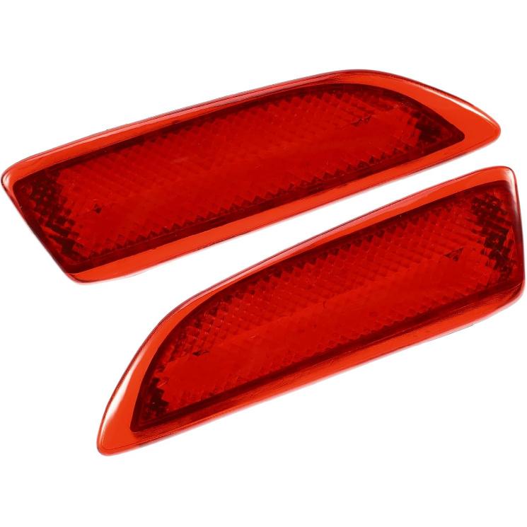 

Rear Bumper Reflector Fog Brake Tail Light 81920-02030 8192002030 Red LED for Toyota Corolla 2011-2013 Plastic Red Lens (Set of 2) Replacement