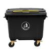 Pu Cheng Outdoor 660L Waste Bin with Wheels and Lid