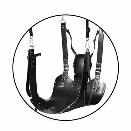 Faux Leather Love Hammock Swing With Frame  Sex Furniture  Sex Swings