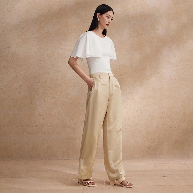 Women's Casual Printed Straight-Leg Pants