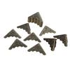 50Pcs Metal Corner Protector Retro Style Wide Application Durable Metal High Hardness Corner Guards for Wooden Box Case