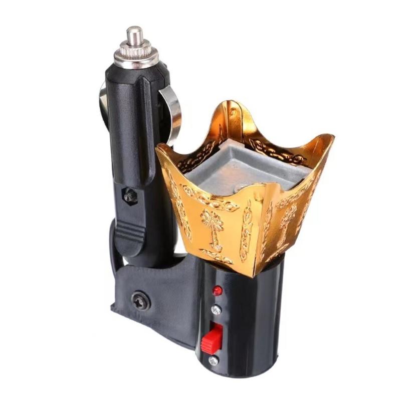 

Электрический диффузор ароматов для автомобиля и домашнего пространства, держатели для благовоний золотой