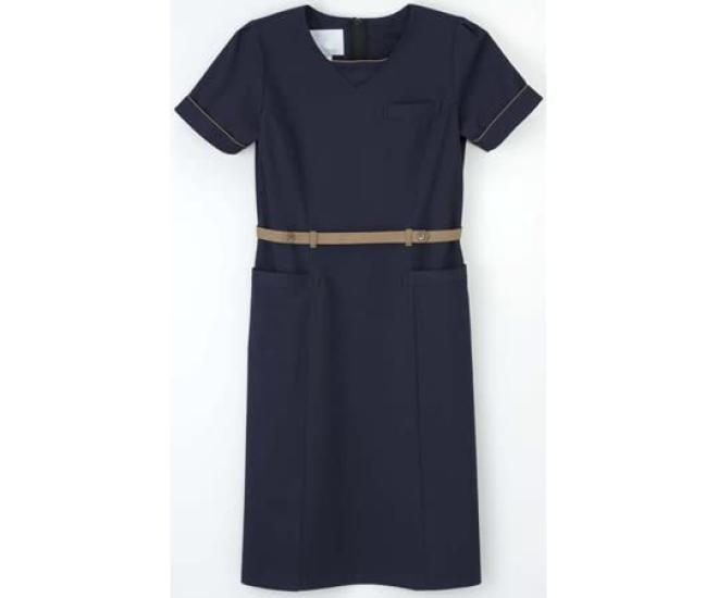 

Nagaileben One Piece Navy Beige L + LH-6317