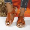 2025 New Women Sandals Summer Platform Shoes Casual Plus-size Wedge Sandals Women Outdoor Wedge Fish Mouth Shoes Women