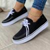 Women Shoes Lace Up Ladies Flats Flock  Female  Spring Vulicanized Shoes Fashion Woman Sneakers Shallow New Fashion