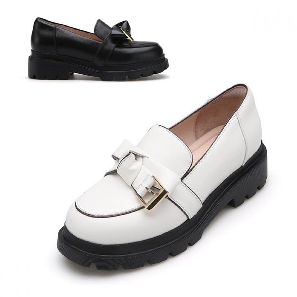 Misope Женские лоферы 5см 2цвета 012419009 Ivory/230