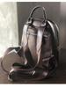 Johnature Versatile Genuine Leather Women Bag Small Backpack Leisure Solid Color Natural Cowhide Travel Backpacks
