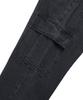 Iseuteuseobiseusyab Cargo Semi Denim Pants - Black