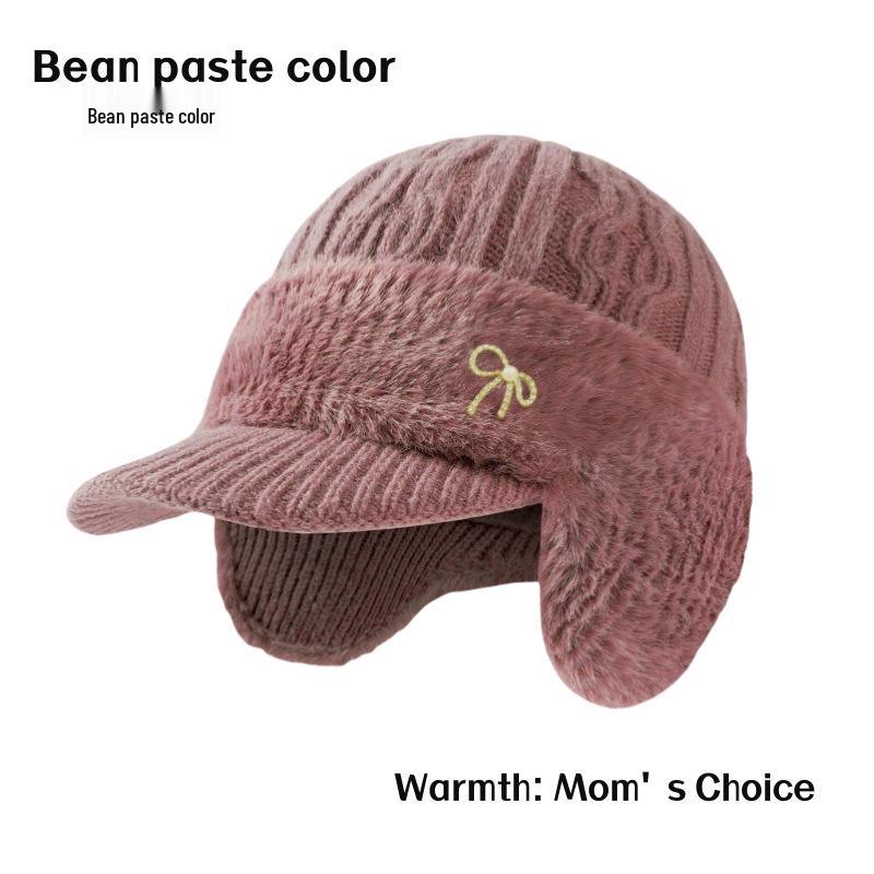 Căciulă rezistentă la vânt, căptușită cu fleece, cu protecție pentru urechi, pentru persoane de vârstă mijlocie și vârstnici - Caldă și elegantă pentru toamnă și iarnă