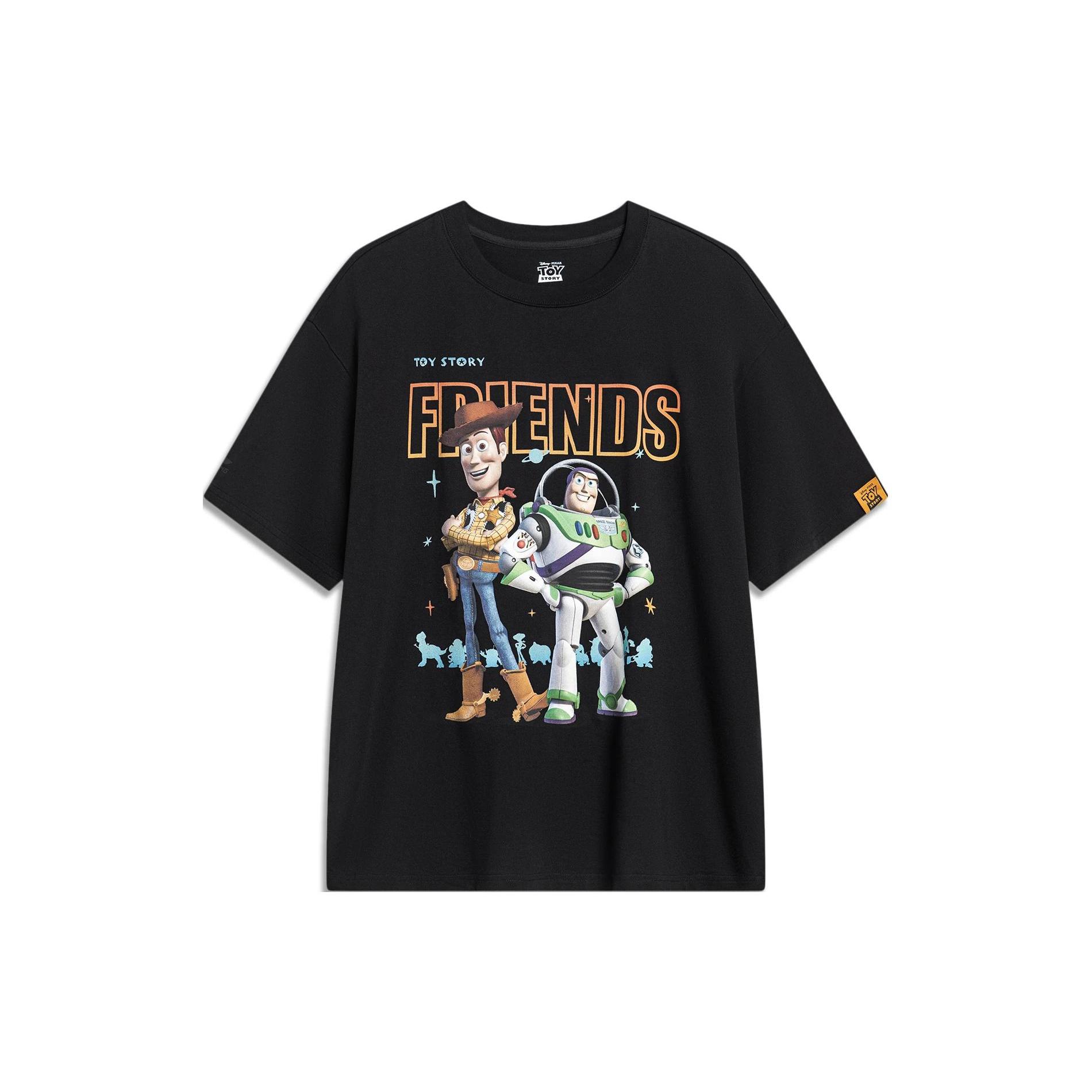 Li Ning x Disney Toy Story Collection T Shirt Men s Black AHST745-1 L