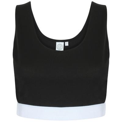 Womens/Ladies Fashion Sleeveless Crop Top