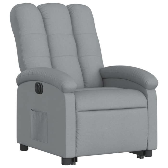VidaXL Fauteuil Inclinable Électrique, Chaise de Relaxation avec Dossier et Repose-pied Réglables, Siège de Salon, Moderne, 3204116