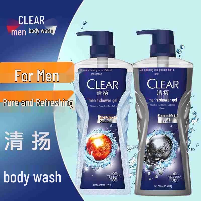 CLEAR Men s Cologne Scented Shower Gel