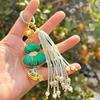 Pure Handmade Song Brocade Horse Pendant Charm – Double-Sided Fortune & Prosperity Tassel Ornament