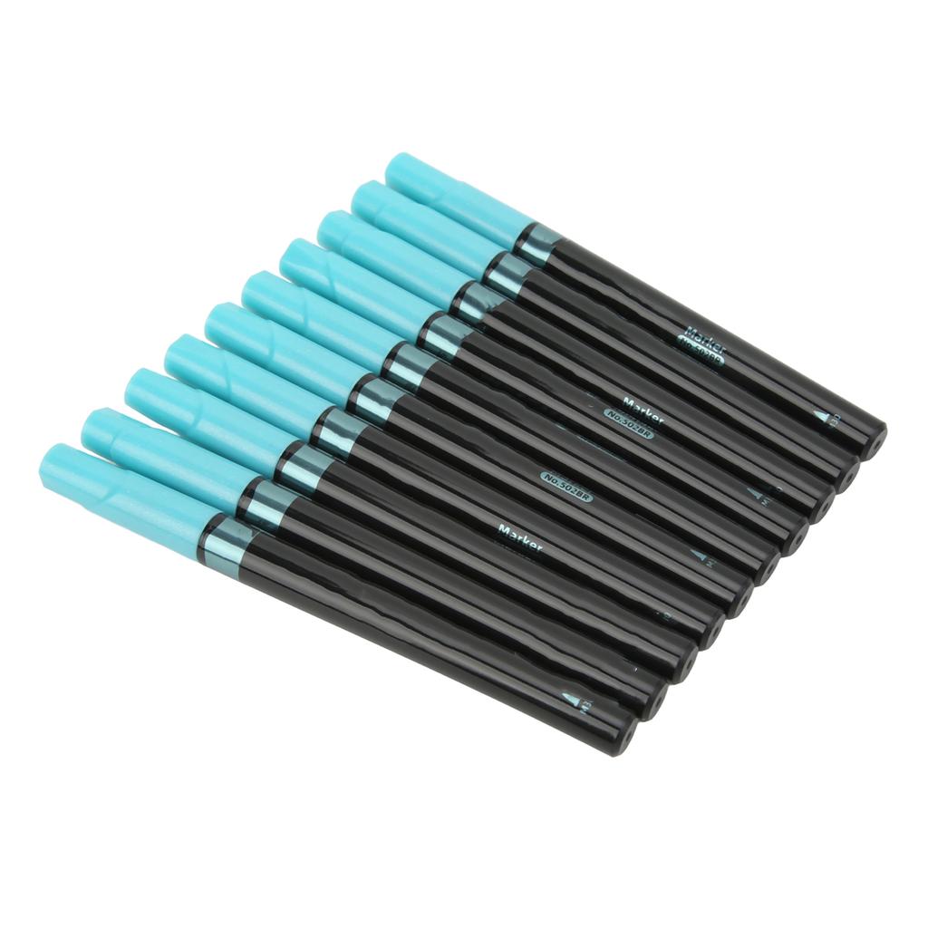 10 Pcs Paint Markers Non Toxic Odorless Metal Paint Water Based Marker Hand Painted DIY Graffiti Pen for Student Gift