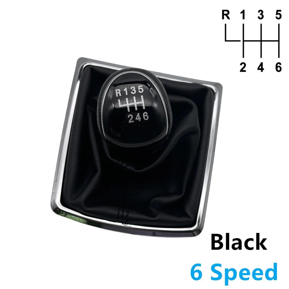 For Ford Focus Mk2 2005-2012 New 5/6 Speed Gear Shift Knob Lever HandBall Gaiter Boot Leather Cover High Quality Car Accessories