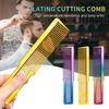 Electroplating Haircut Hairdressing Comb Colorful Rainbow Comb Portable Barber Hairdressing Tool Men Hair Salon Combs Brushes