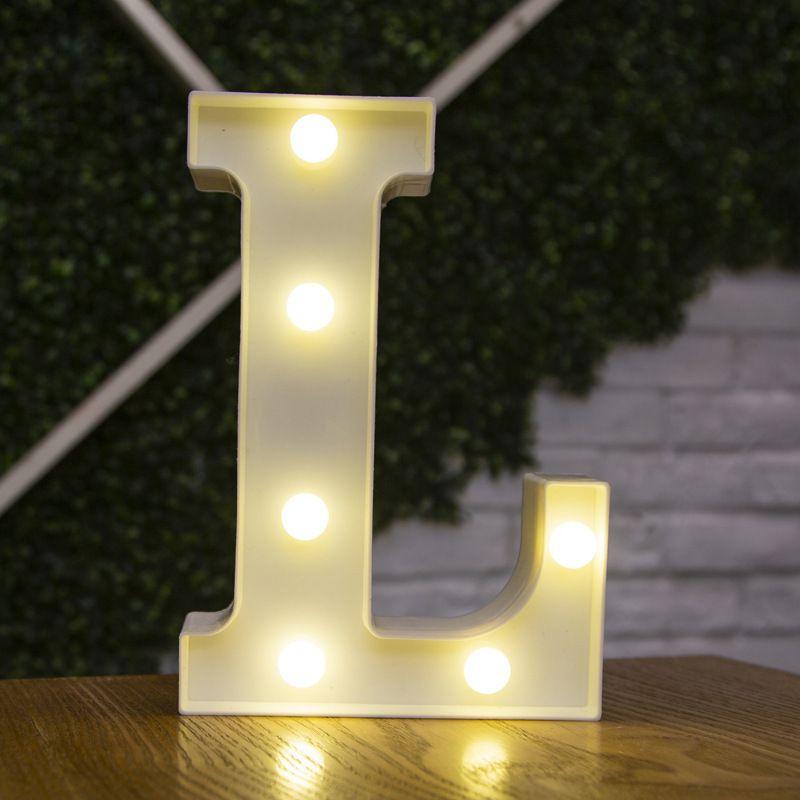Large Led Light Emitting Alphanumeric Love Standing Sign Decoration For Party Themes And Indoor Decor