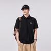 Men's Short-sleeved American POLO Shirt T-shirt Loose Lapel Summer New Men's Polo Shirt