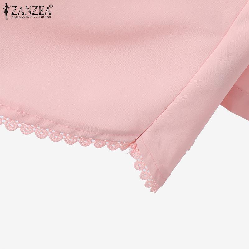 ZANZEA Damen Ärmellose Tanktops und Kurze Hosen Sommer Zweiteiler