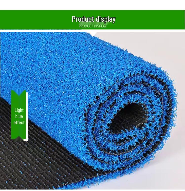 Simulation Blue Bentgrass Artificial Turf for Indoor & Outdoor Use: Petanque, Landscaping, Kindergarten Flooring & Wall Covering