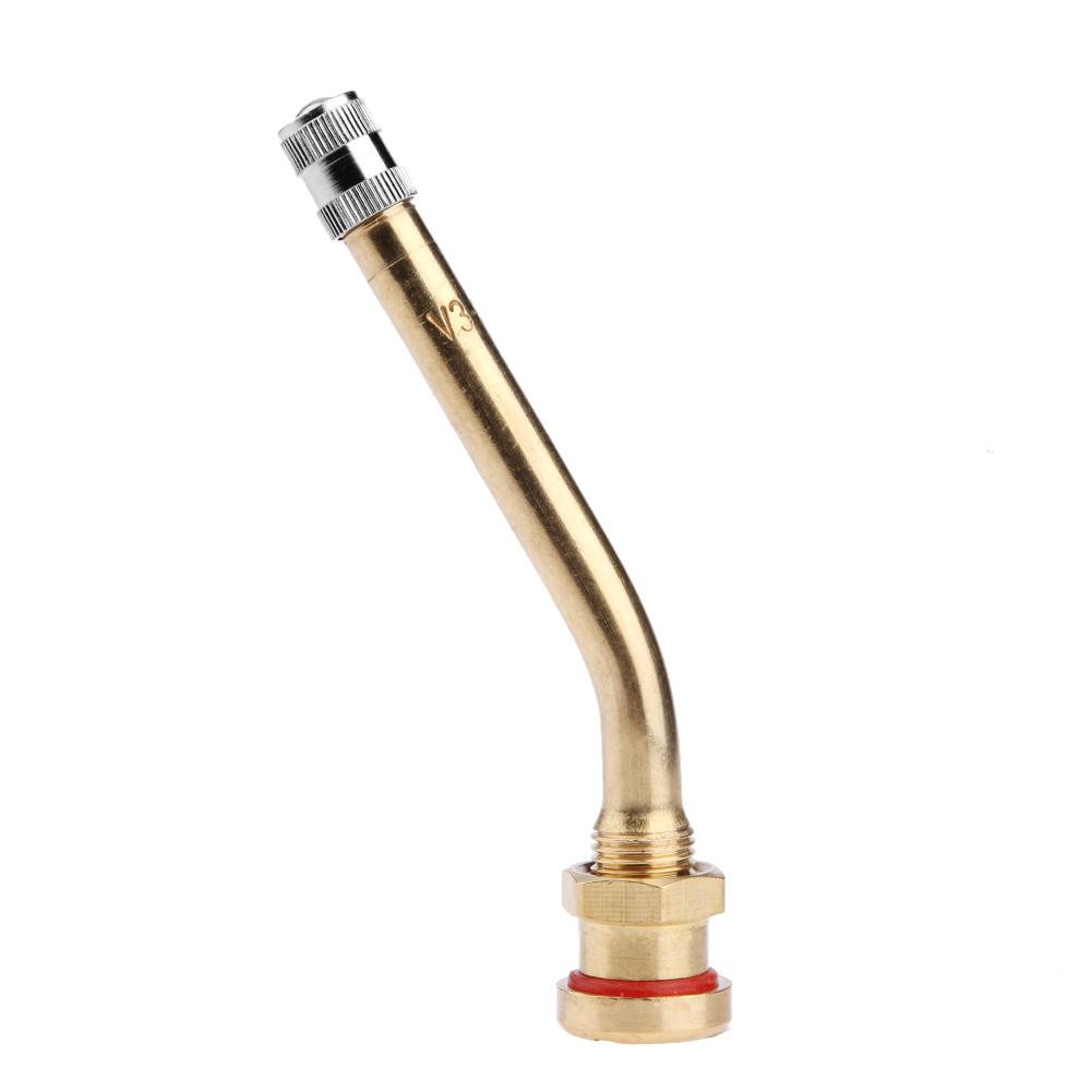 1/2Pcs Brass Truck Tire Valve Stem for V3.20.4 9.7mm Hole Aluminum Wheel Rims Applicable to Buses Minibuses Heavy Trucks