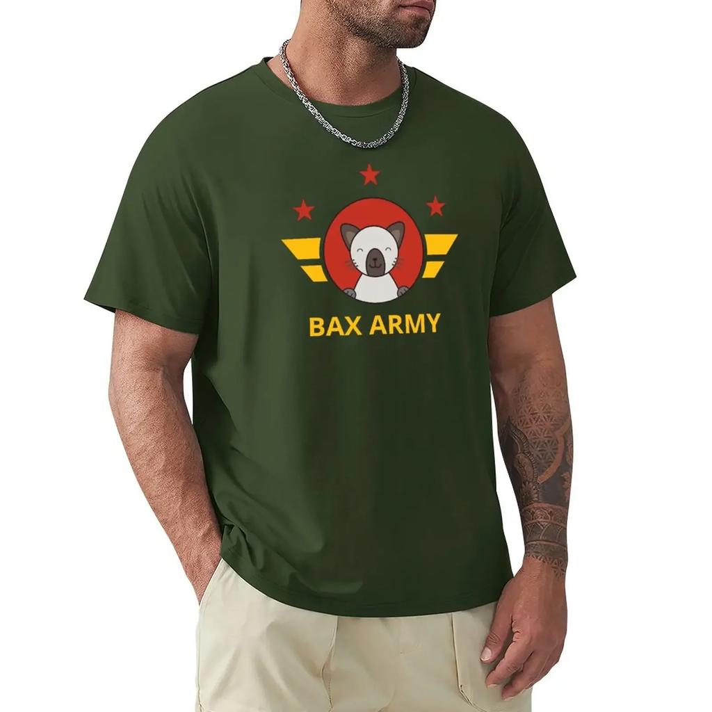 Bax Army T-Shirt kawaii clothes vintage cute tops t shirts aesthetic clothes vintage clothes oversized t shirts for