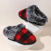 Fashion Thicken Plush Wrap Toe Women's Warm Slippers Winter Home Casual Soft Sole Fuzzy Slides Indoor House Non Slip Cotton Slippers