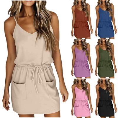 Women's Fashionable Casual -color Dress