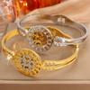 Love Four-petal Flower Circle Fashionable Elastic Open Jewelry Bracelet