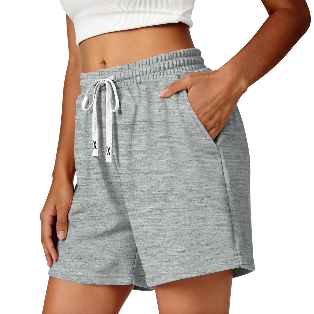 Women's Casual Loose-Fit Shorts With Pockets