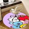 BT21 Characters, Chair mat Round Rug Office carpet, Non slip, Suitable for Living Rooms, Bedrooms decor.1205396a