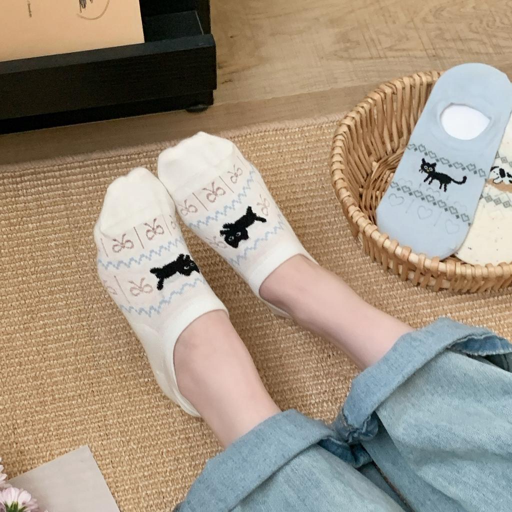 Seasonal Socks, Socks, Boneless Socks, Ultra-Thin Silicone Pumps, Boat Socks, Style Invisible Socks