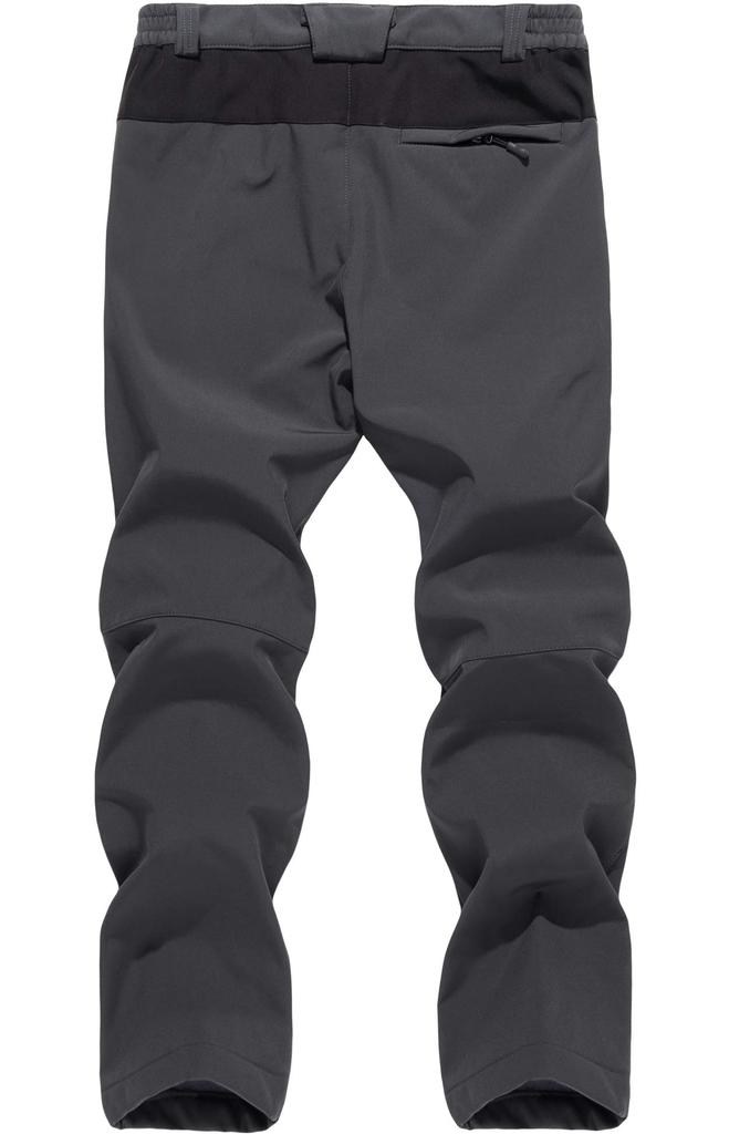 TACVASEN Climbing Pants, Outdoor Trekking Pants, Breathable, Cold Weather, Anti-Static, Sweat-Wicking, Quick-Drying, Dark Gray, Size 3XL