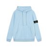 STONE Classic Solid Color Hooded Long-Sleeve Unisex Jacket with Badge – Trendy Island Style for Couples