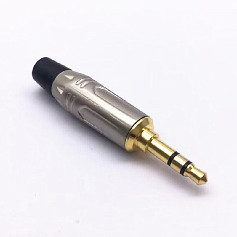 1 ks DIY Konektor pro zapojení High-End Pozlacený 3,5mm Jack pro sluchátka Třívodičový Stereo Dvoukanálový Audio Konektor pro Počítač