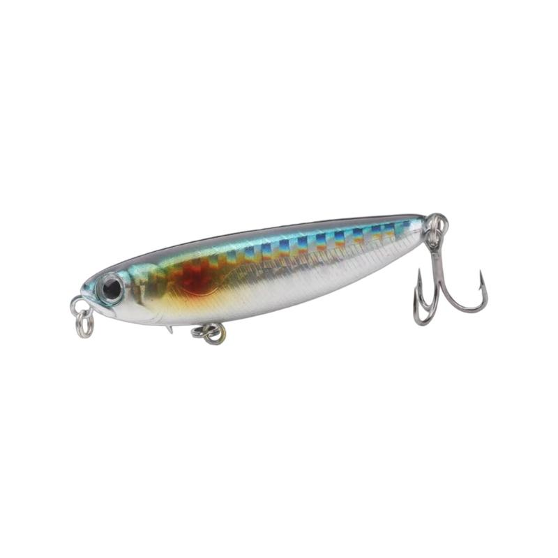 Hard Baits Topwater Pencil Popper Fishing Lures with Treble Hook Saltwater Walk The Dog Artificial Baits