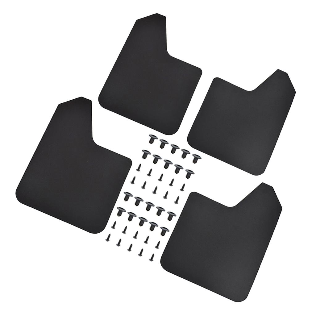 Easy To Clean Universal Car Mud Guards Easy Installation Against Dirt And Debris For Family Cars Outdoor Adventures 4pcs