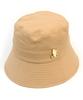Yunibeosyeolkemiseuteuli Simple Beige Bucket Hat