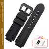 For Timex E-tide Compass Wrist Band T2N739 T2N720 T2N721 Convex Mouth 16mm Strap Waterproof Silicone Men's Watchband Bracelet