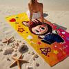 Fantasy Labu-bu Unicorn Journey Beach Towel, Super Soft Microfiber, Gift for Her/Him, Birthday, for Pool, Beach, Travel, Home Decor Fan Gifts