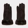 Wool Gloves with Faux Fur Woman GERARD PASQUIER