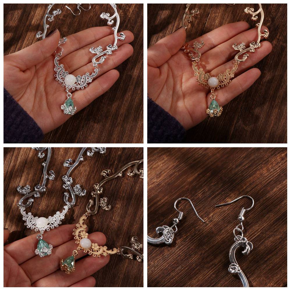 Stirn Sternenklar Glänzende Kopfkette Luxus Hanfu Kopfschmuck Kopfaccessoires