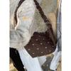 Personalized winter down bag women's bag new nylon dumpling bag versatile messenger bag shoulder armpit bag