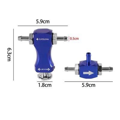 Universal Manual Turbo Boost Controller Bleed Valve Pressurize Regulating Kit Car Modified Turbocharged Regulator Aluminum