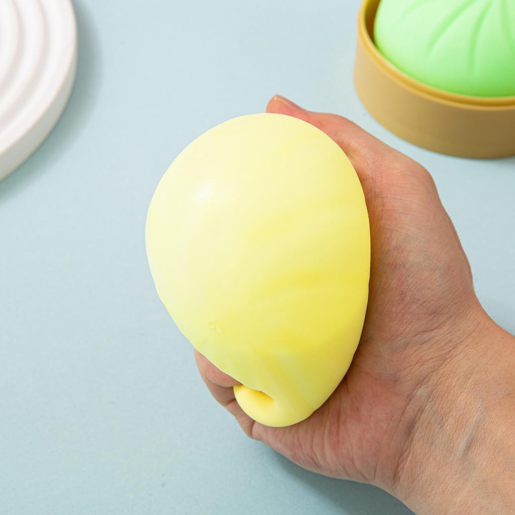 Riesige Squishy Knödel Stressabbau Fidget Spielzeug Buntes Simulationsessen Gedämpfte gefüllte Brötchen Teigspielzeug Langsam aufgehendes Quetschspielzeug