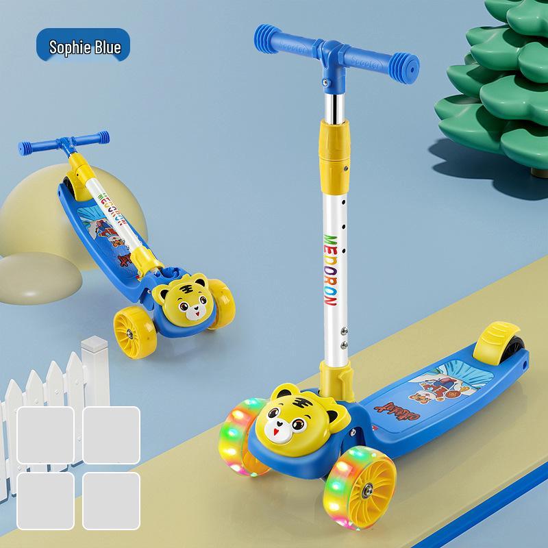 3-in-1 Children's Scooter with Seat for Ages 1-12, Suitable for Boys and Girls