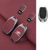 Funda para Llave de Coche para Saic Maxus T60 Aleación de Zinc Cuero Llavero Inteligente Remoto Carcasa Protectora Automática Piel para Llavero Accesorios