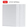 10 Pcs Canvas Board Painting Cotton Blank,Primed White,Suitable For Oil Painting,Watercolor,Gouache,Acrylic,Art Supplies,HB-17